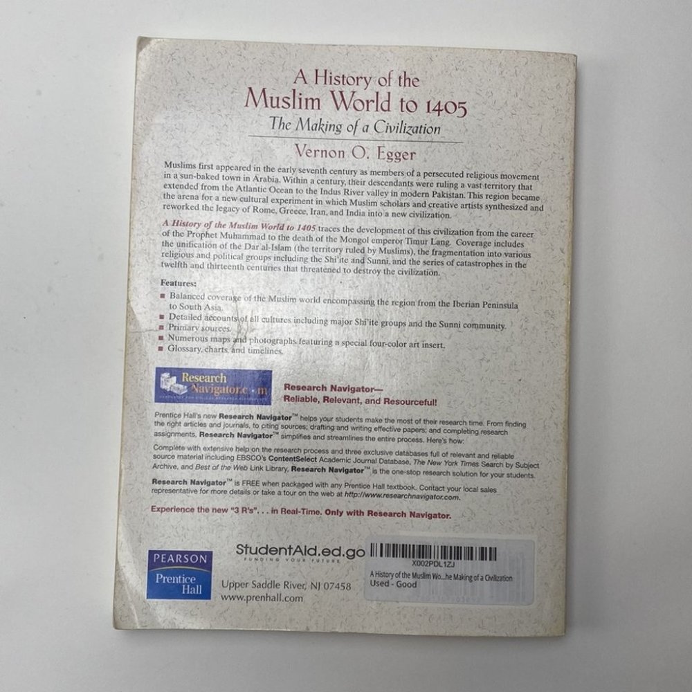 The History of the Muslim World to 1405 by Vernon O. Egger - Picture 12 of 16